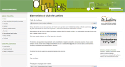 Desktop Screenshot of clubdeluthiers.com.ar